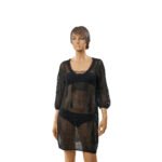 Verde Γυναικείο Καφτάνι 47-0042  Μαύρο