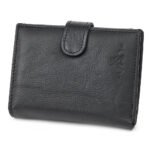 VERDE ΑΝΔΡΙΚΟ ΠΟΡΤΟΦΟΛΙ 09-0211 ΔΕΡΜΑ ΜΑΥΡΟ