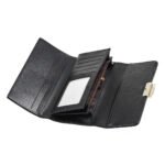 Verde Γυναικείο Πορτοφόλι 18-1361 Μαύρο - Image 4