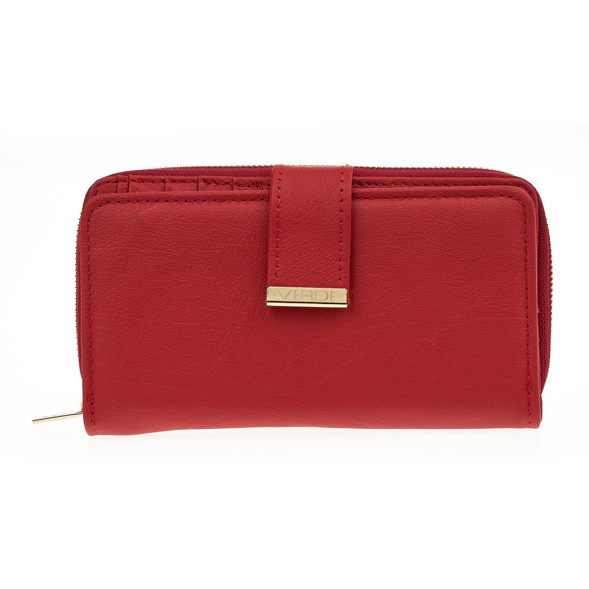 asset Verde Γυναικείο Πορτοφόλι 18-1402 Δερμάτινο Κόκκινο - Image 1