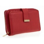 Verde Γυναικείο Πορτοφόλι 18-1402 Δερμάτινο Κόκκινο - Image 4