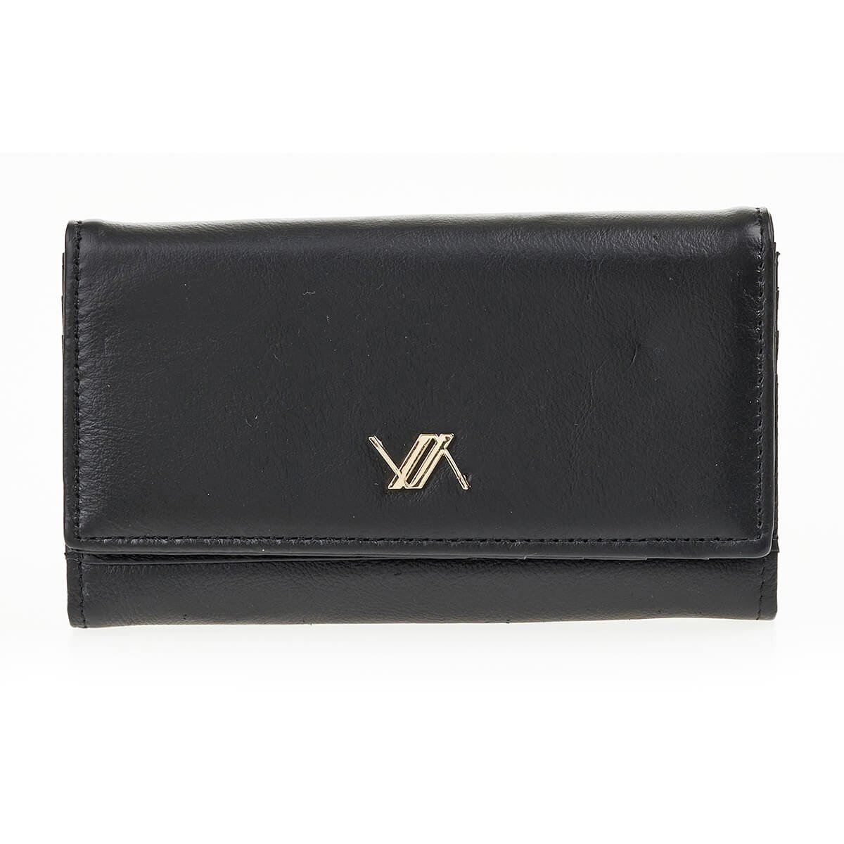 asset Verde Γυναικείο Πορτοφόλι 18-1403 Δερμάτινο Μαύρο - Image 1