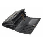 Verde Γυναικείο Πορτοφόλι 18-1403 Δερμάτινο Μαύρο - Image 2