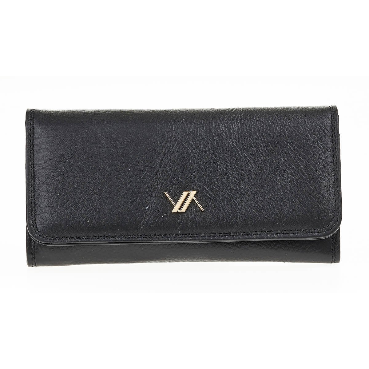 asset Verde Γυναικείο Πορτοφόλι 18-1404 Δερμάτινο Μαύρο - Image 1