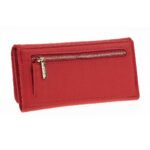 Verde Γυναικείο Πορτοφόλι 18-1404 Δερμάτινο Κόκκινο - Image 3