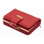 Verde Γυναικείο Πορτοφόλι 18-1401 Δερμάτινο Κόκκινο - Image 4
