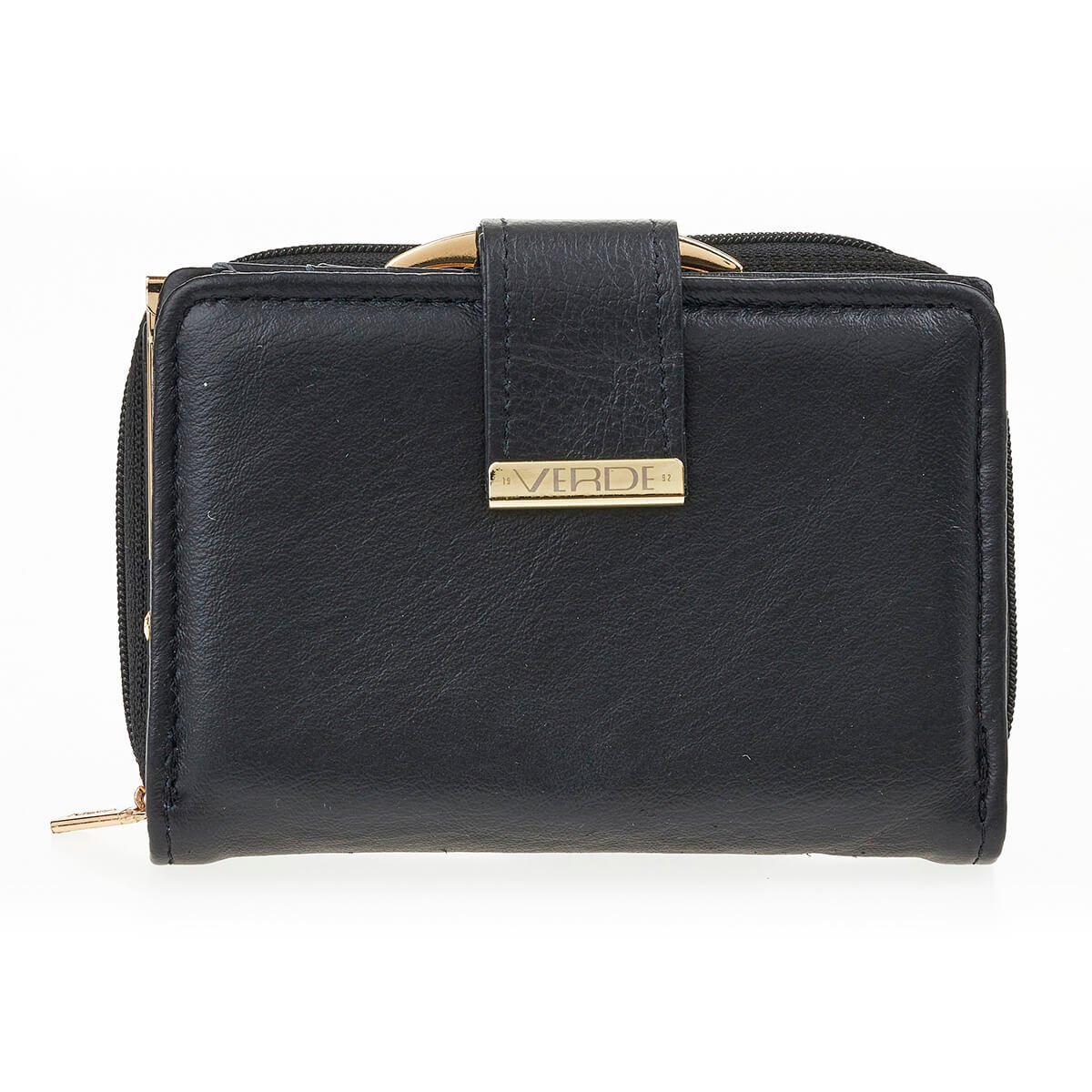 asset Verde Γυναικείο Πορτοφόλι 18-1401 Δερμάτινο Μαύρο - Image 1